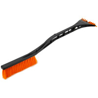 Bradas Eiskratzer mit Schneebesen, 600 mm, schwarz orange