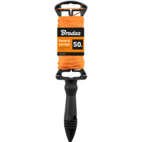 Bradas Maurerschnur auf Spule, orange, 50 m