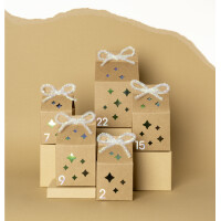 folia Adventskalender-Sticker "NUMBERS GOLD"
