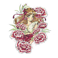 FABER-CASTELL Sketch Marker GOLDFABER, Set Romantic Manga 2