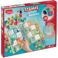 Maped Creativ Motivstempel-Set "BUCHSTABEN &...