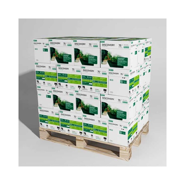 DISCOVERY Businesspapier weiß A4 75g - 1 Palette (100.000 Blatt)