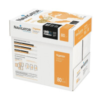 NAVIGATOR Organizer Premiumpapier hochweiß 2-fach gelocht A4 80g - 1 Palette (100.000 Blatt)