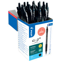 PILOT Gelschreiber G-2 PLUS 05, VALUE PACK, schwarz