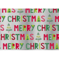 SUSY CARD Weihnachts-Geschenkpapier "Merry...