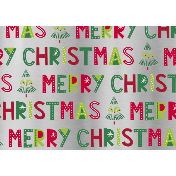 SUSY CARD Weihnachts-Geschenkpapier "Sterne bunt"