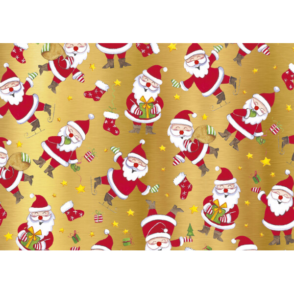 SUSY CARD Weihnachts-Geschenkpapier "Sterne Linien"