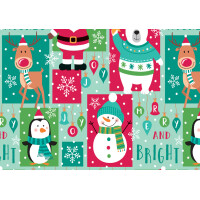 SUSY CARD Weihnachts-Geschenkpapier "Bär...