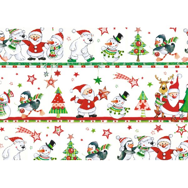 SUSY CARD Weihnachts-Geschenkpapier "Sterne"