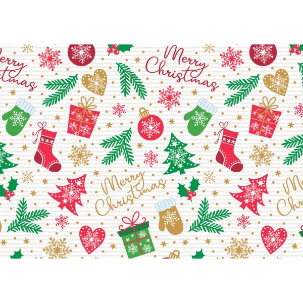 SUSY CARD Weihnachts-Geschenkpapier "Sterne"