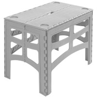 keeeper Klappbarer Campingtisch "timo", M, nordic-grey