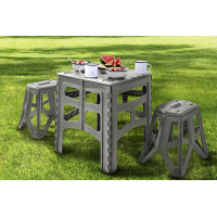 keeeper Klappbarer Campingtisch "timo", M, nordic-grey