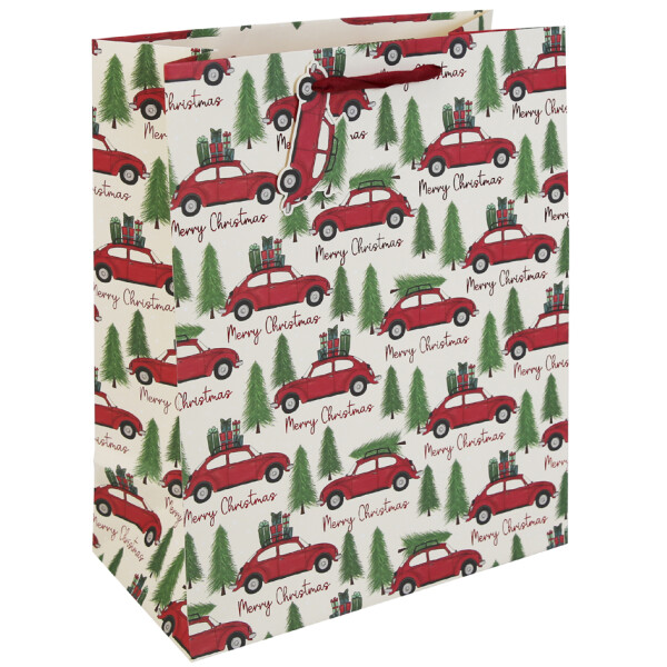 Clairefontaine Weihnachts-Geschenktüte "Weihnachtsauto"