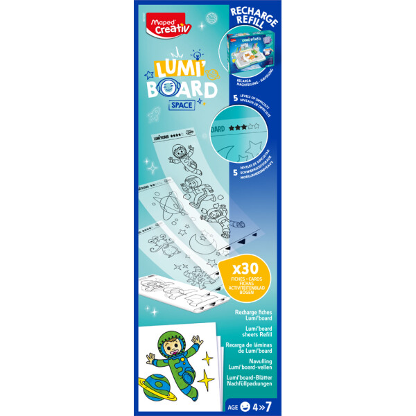 Maped Creativ Nachf&uuml;llpackung "Weltraum" f&uuml;r LUMI BOARD