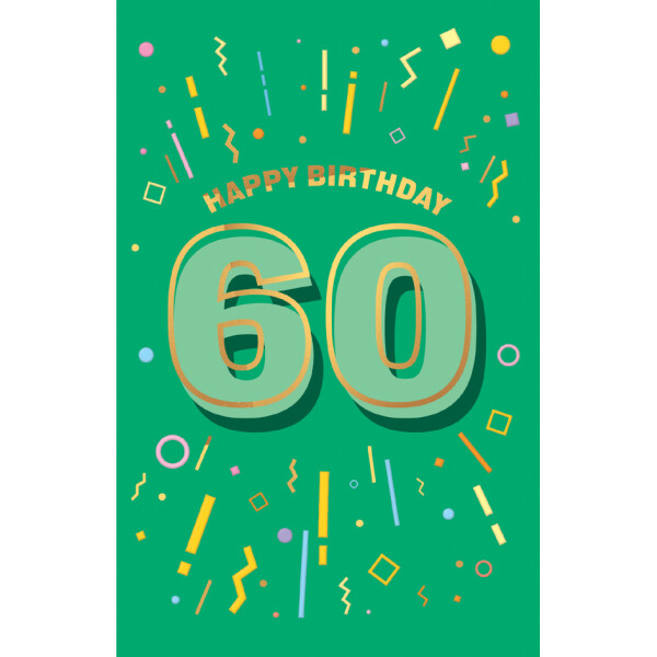 SUSY CARD Geburtstagskarte "Zahlen" - 80. Geburtstag