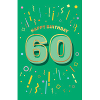 SUSY CARD Geburtstagskarte "Zahlen" - 80. Geburtstag