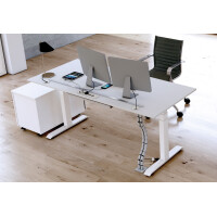 kerkmann Sitz-Steh-Schreibtisch Move boost 4, (B)1.600 mm