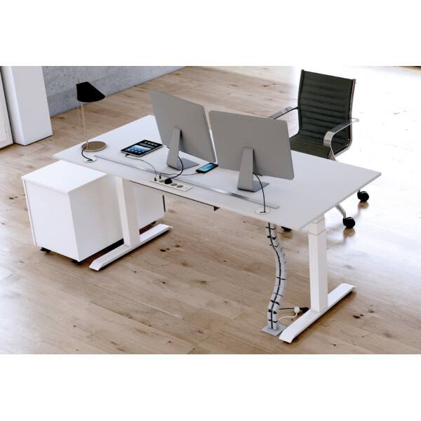 kerkmann Sitz-Steh-Schreibtisch Move boost 4, (B)1.600 mm