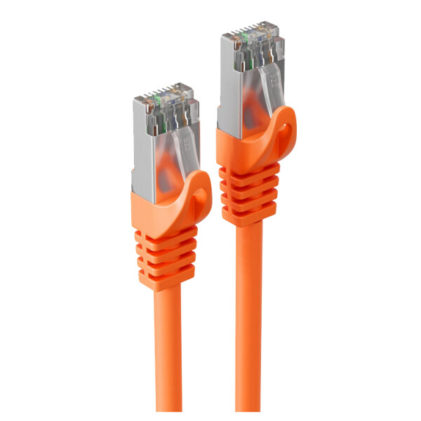 shiverpeaks Patchkabel, Kat. 6A, S FTP, 15,0 m, orange