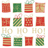 PAPSTAR Weihnachts-Motivservietten "Christmas...