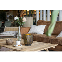 Securit Akku LED-Tischleuchte MARRAKECH, schwarz gold