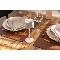 Securit Akku LED-Tischleuchte MALTA, weiß