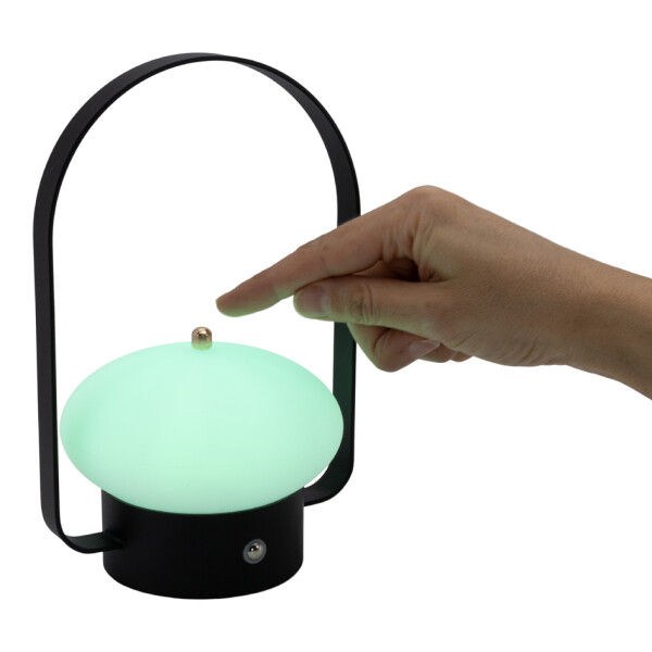 Securit Akku LED-Tischleuchte BARCELONA, schwarz