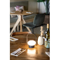 Securit Akku LED-Tischleuchte BARCELONA, schwarz