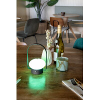 Securit Akku LED-Tischleuchte BARCELONA, schwarz