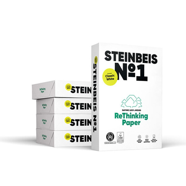 STEINBEIS No. 1 Recyclingpapier A4 80g - 1 Palette (100.000 Blatt)