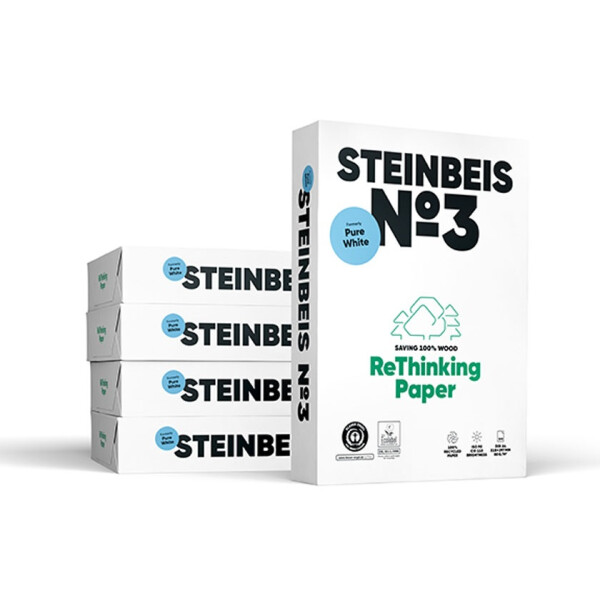 STEINBEIS No. 3 Recyclingpapier A4 80g - 1 Palette (100.000 Blatt)