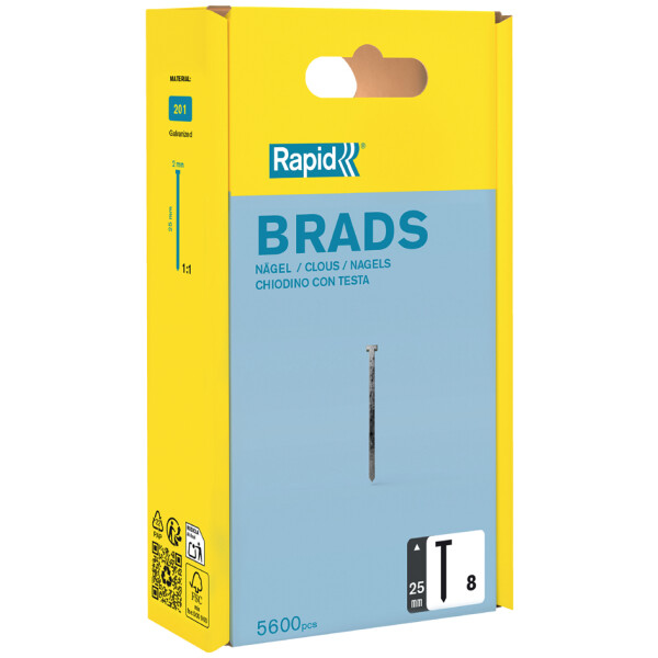 Rapid N&auml;gel Typ 8, 50 mm, galvanisiert, Gro&szlig;packung