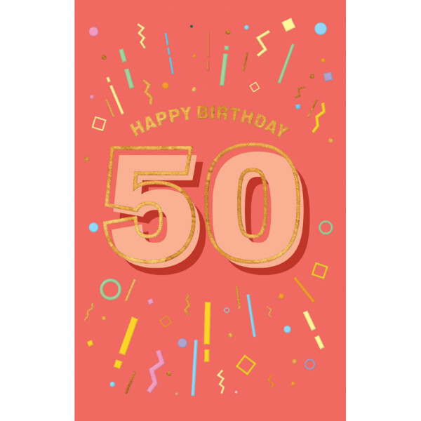 SUSY CARD Geburtstagskarte "Zahlen" - 40. Geburtstag