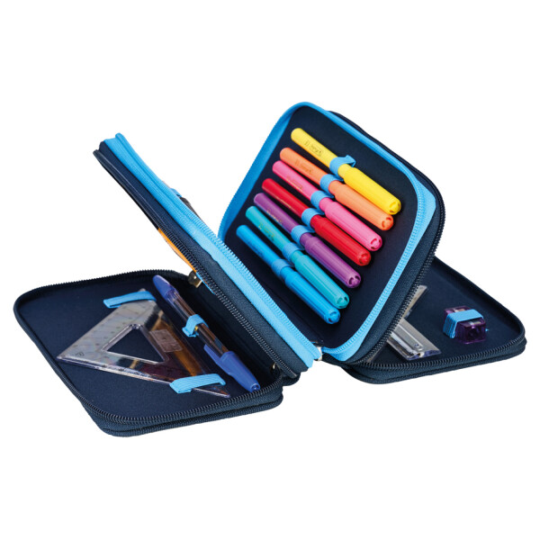 herlitz Schüleretui TriCase "Cosmic Explorer", 31-teilig
