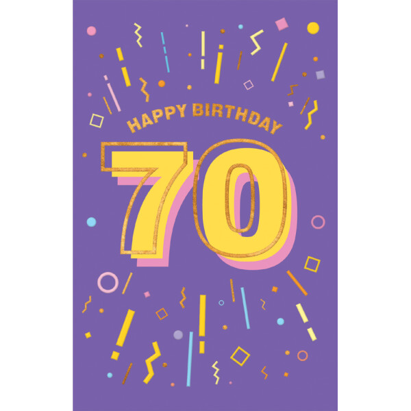 SUSY CARD Geburtstagskarte "Zahlen" - 30. Geburtstag