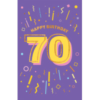 SUSY CARD Geburtstagskarte "Zahlen" - 30. Geburtstag