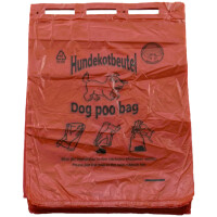 dm-folien Hundekotbeutel, 200 x 320 mm, geblockt, schwarz