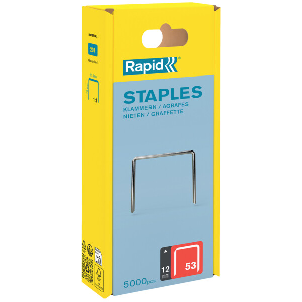 Rapid Feindrahtklammern Typ 53, 6 mm, Gro&szlig;packung
