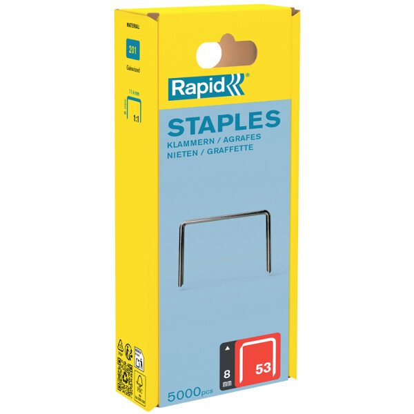 Rapid Feindrahtklammern Typ 53, 14 mm, Gro&szlig;packung