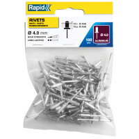 Rapid Blindniete Standard, 4,0 x 12 mm, aus Aluminium