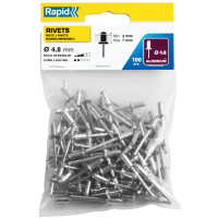 Rapid Blindniete Standard, 4,8 x 14 mm, aus Aluminium