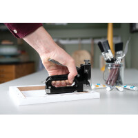 Rapid Handtacker Compacta, schwarz silber