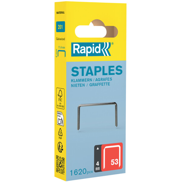 Rapid Feindrahtklammern Typ 53, 20 mm, Kleinpackung