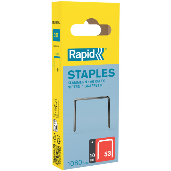 Rapid Feindrahtklammern Typ 53, 20 mm, Kleinpackung