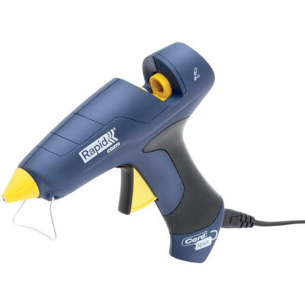 Rapid Heißklebepistole CG270, abnehmbares Kabel, blau