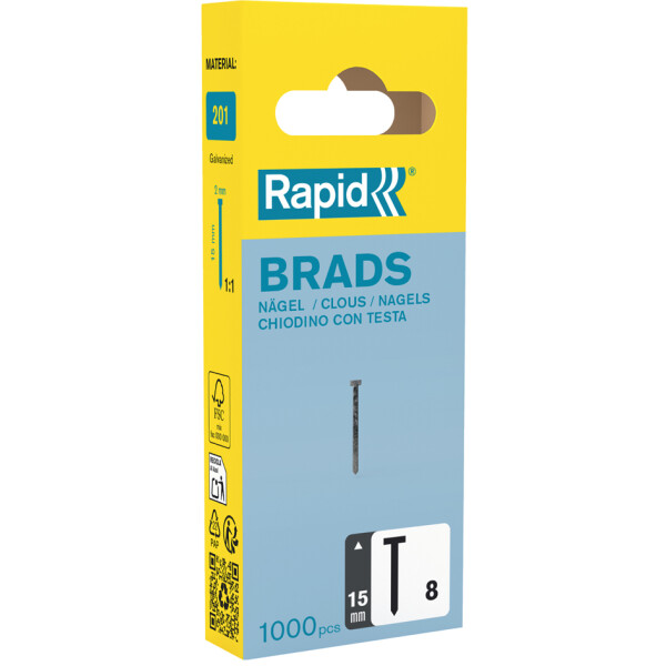 Rapid N&auml;gel Typ 8, 20 mm, galvanisiert, Kleinpackung