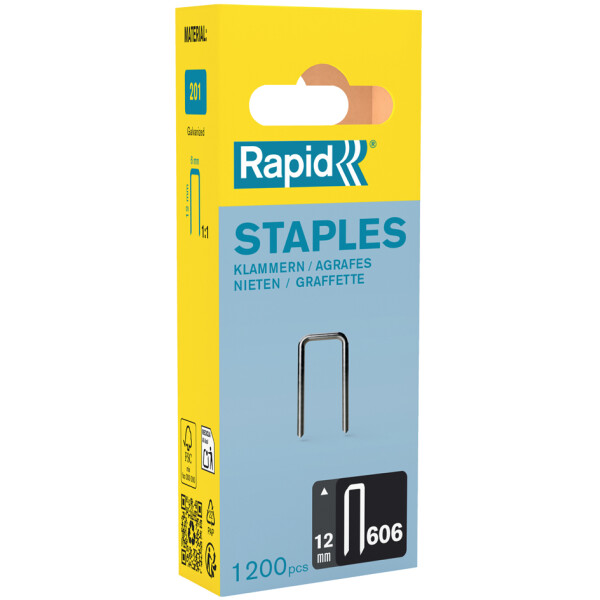Rapid Schmalr&uuml;ckenklammern Typ 606, 30 mm, Kleinpackung