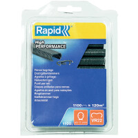 Rapid Zaun-Ringklammern VR22, Kunststoffüberzug, grau