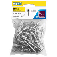 Rapid Blindniete Standard, 3,2 x 8 mm, aus Aluminium