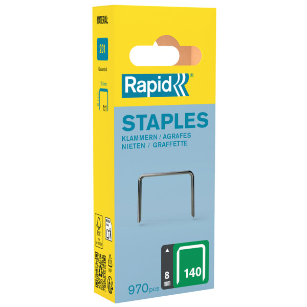 Rapid Flachdrahtklammern Typ 140, 12 mm, Kleinpackung